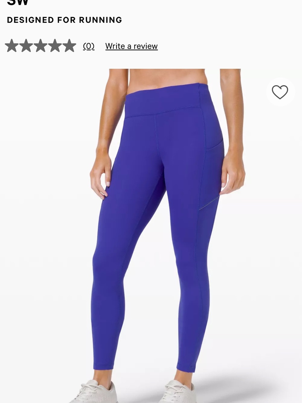 lululemon athletica purple/blue High-Rise speed up MR tight 25”